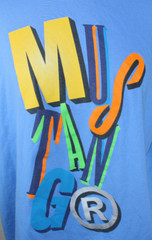 Mustang Mens Shirt Extra Large Car Graphic Tee Blue Cotton Easy Care