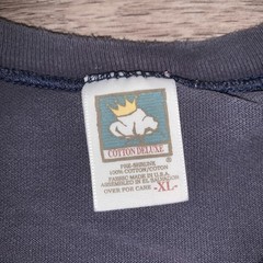 Vintage Faded Blue Microsoft SQL Server 7.0 Embriodered Knit Tech T-Shirt Sz. XL