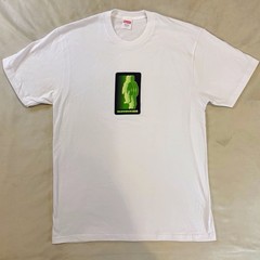Supreme NY Blur Tee White FW20 FW20T39 Size Large Made in USA Green Graphic Rare