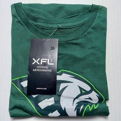 XFL Orlando Guardians T-Shirt Mens Large Forest Green NWT Graphic Tee ORLM-101