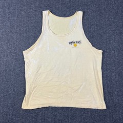Myrtle Beach Tank Top Men’s XL Yellow Acid Wash Surf Beach South Carolina