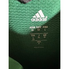 Adidas Mens Climacool Triple Stripe 1/4 Zip Up Performance T Shirt Size M Green