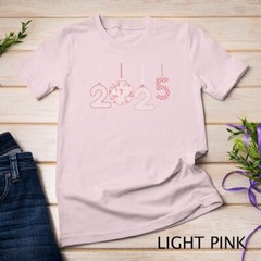 Minimalist 2025 Chic and Modern New Year Design Funny T-shirt Unisex T-shirt