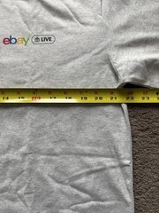 eBay Live Super Bowl LX San Francisco Gray Logo T-Shirt Adult Large – New