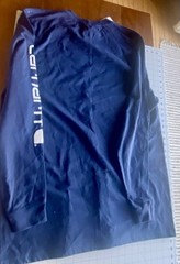 Carhartt NAVY Long Sleeve T-shirt Regular Fit K231; Large TALL