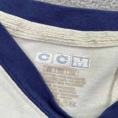 CCM Hockey Jersey Shirt Mens XL Navy Greenville Swamp Rabbit Striped
