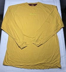 VTG Mecca 90’s Y2K Men’s Hip Hop Streetwear Urban Pullover Size 3XL XXXL Mustard
