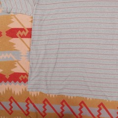 Vintage Otto Men’s XL Gray Single Stitch 90s Grunge Skate T-Shirt Blank Stripe