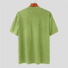 Cozy Men’s Undershirt Half Turtleneck Tee Top for Casual and Formal Events