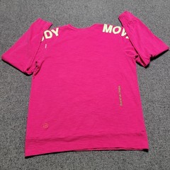 Nike Shirt Mens Small Fireberry Pink Sportswear World Tour Glow In The Dark Tee
