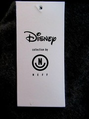 MENS NEFF DISNEY PAISLEY STARS MICKEY MOUSE BLACK LONG SLEEVE T-SHIRT SIZE S