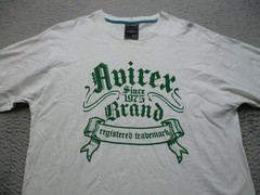 Avirex Shirt Mens XL White Avirex Brand Since 1975 Graphic Tee Crewneck Y2K