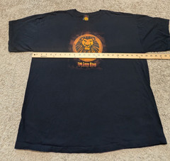 Disney The Lion King Broadway Musical T-Shirt Sz XL Black Graphic Tee Simba
