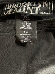 Brooklyn Mint Notorious B.I.G. Air Wear Hip Hop T-Shirt 2XL T42