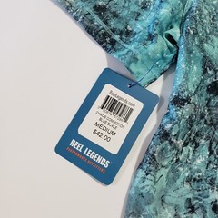 Reel Legends “Keep It Cool” Short Sleeve Anti Snag Fishing Shirt Size Medium NWT