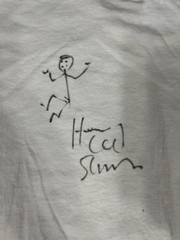 Vintage Henry Lee Summer Single Stitch Band Concert White Shirt Signed
