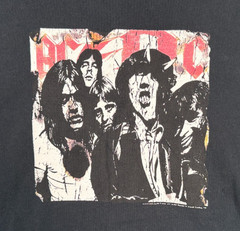 Vintage AC/DC BC Ethic Graphic Ringer T-Shirt 2003 – Black With Red Trim Size XL