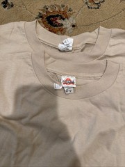 2- 2xL Beige Style Apparel AAA TShirt1301 Men’s Plain Blank Short Sleeve TShirt