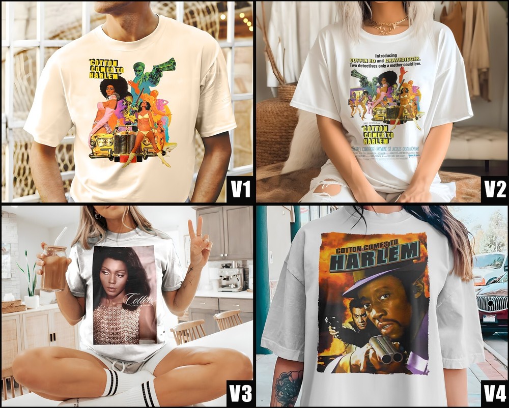 Cotton Comes to Harlem TShirt Vintage 8 colors TShirt DTG Print SIZES S-5XL