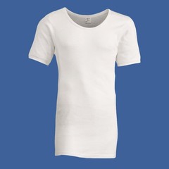 GERMAN MILITARY 100% COTTON WHITE T-SHIRT RIBBED KNIT NEW OLD STOCK MEDIUM – XL