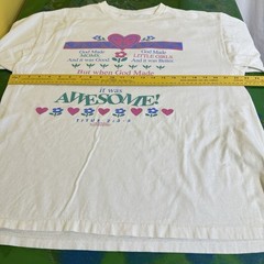 Vintage Single Stitch God Made Grandmas Awesome 90’s Large T-Shirt Grannycore L