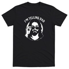 Funny Jesus “I’m Telling Dad” Meme Shirt – Religious Humor – Gift