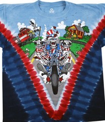 [Limited Edition] Vintage Grateful Dead Moto Sam Tie-Dye T-Shirt Liquid Blue