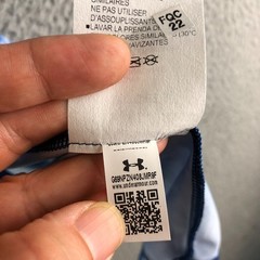 NWT Under Armour Performance Tee Mens 2XL Blue Cloud Dye UA Tech 2.0 Loose Flaw*