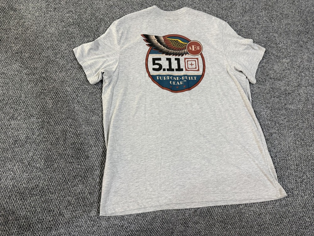 5.11 Tactical Shirt Mens 2XL Gray Purpose Built Gear Graphic T-Shirt Tee