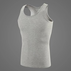 Men’s Plus Size Pure Cotton Vest Four Season Casual Sports Base T Shirt