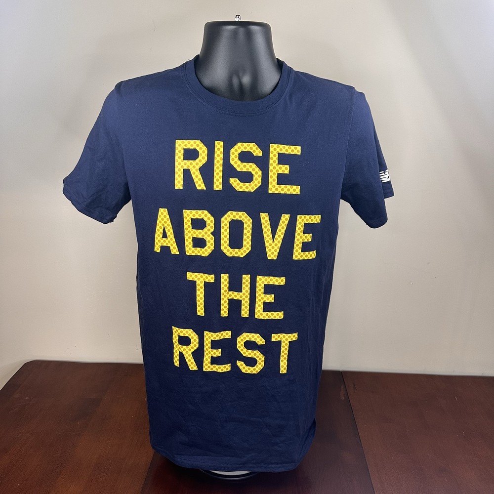 New Balance “Rise Above The Rest” T-Shirt Men’s Medium 100% Cotton Excellent