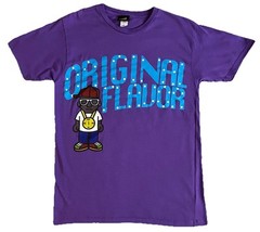 2009 Flavor Flav Tee T-Shirt Purple Size Medium Y2K Hip Hop Tee