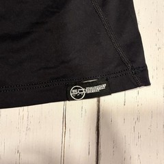 RIP CURL Surfers Rash Guard Polyester Stretch Black w/ White Graphic Adult Large