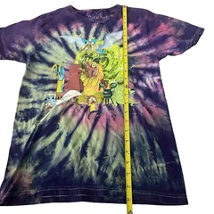 Rick and Morty Psychedelic Tie-Dye T-Shirt Size Adults XS Purple Adult Swim