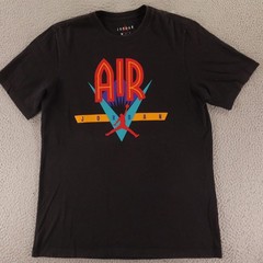 Jordan Shirt Mens M Black 100% Cotton Air Jordan Jumpman Graphic Tee
