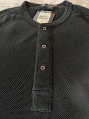 Ralph Lauren RLX Mens Knit Cotton Short Sleeve Henley Shirt, L Fits Like A S