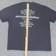 H&M Primal Scream T Shirt M Screamadelica Album Tracklist Merch Rock Band Tee