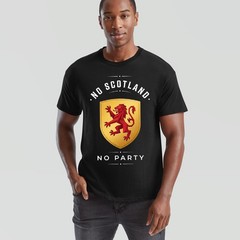 No Scotland No Party Football Unisex T Shirt Scotland Fan Mens Womens Top