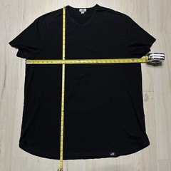 One Bone Men’s T-shirt Size 1 XL Black Short Sleeve Classic Casual V Neck