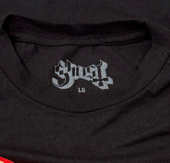 Ghost Men’s T-Shirt Papa Skulls Black Size XL NEW Skeleton