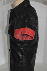 Rare Mens Vintage Tom of Finland Short Sleeved Leather Shirt Size S