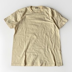 Non Stock Knitting Mills T-Shirt Men’s Large Cream Yellow Made in USA