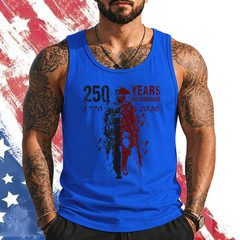 250th Anniversary 250 Years American USA Patriotic 4th July Tank top