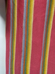 Vintage Europe Craft Sweater Mens Small Multicolor Stripe Mock Neck 80s