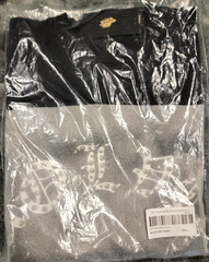 Hell is Real Distressed Grunge “Box Cut” Tee V2 in Black Drift Wash sz small