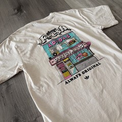 Men’s Adidas Classic Vintage “Always Fresh” Graphic Print T-Shirt Ivory White S