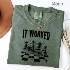 It Worked Shirt, Funny Chess Player Tee, Vintage Checkmate T-Shirt