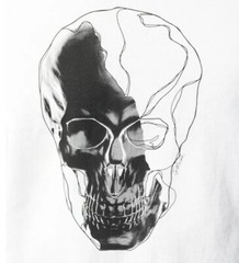 Just Cavalli Skull T-Shirt Tee Size XL
