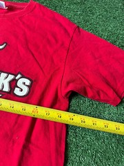 Vintage Y2K 2000s Red Jack Link’s Beef Jerky “Feed your wild side” Promo Tee