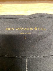 John Varvatos V Neck T Shirt Black Large Classic Casual Designer Basic